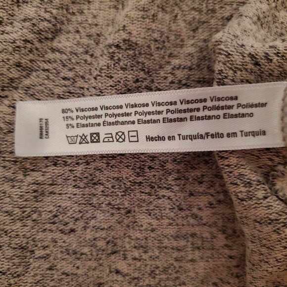 Saturday Sunday Anthropologie Gray Open Cardigan Sweater XS - Picture 2 of 5